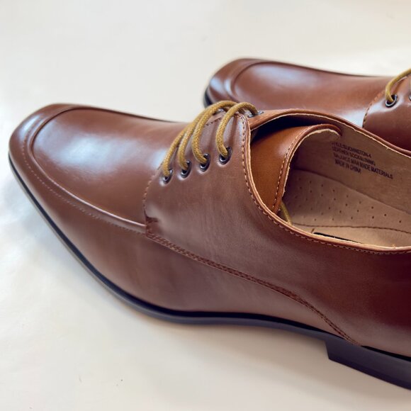 Adolfo Men\'s Oxford Shoes, Size 12, Whiskey Brown main image 6